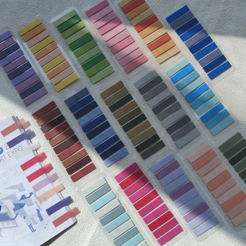 200 Sheets Color Stickers Notes Transparent Self-Adhesive Index Tabs Flags Sticky Note Stationery School Office Supplies
