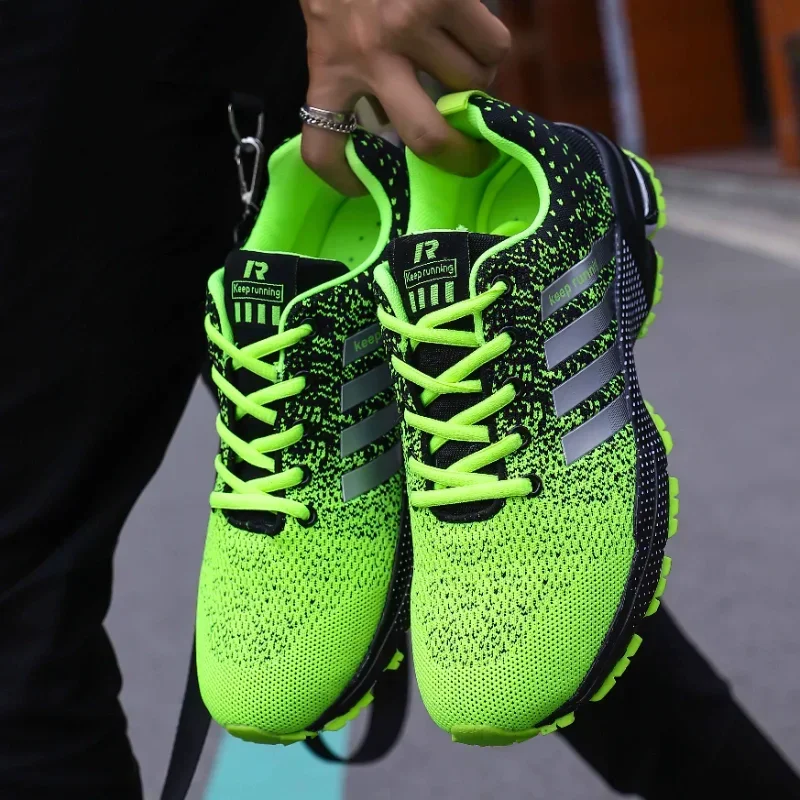 2025 Hot Sale Men's Running Shoes Keep Running Breathable Mesh Sneakers Lightweight Outdoor Gym Jogging Trainers Comfort Shoes