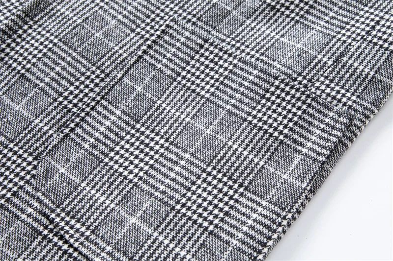 2025 Spring and Autumn Thin Suit Men's Casual Business Striped Suit Men's Youth Fashion Ironing Top Retro Plaid Tops