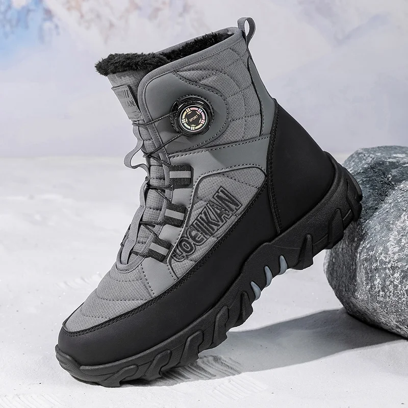 2025 new style men's casual fashion warm snow boots, low temperature resistant, autumn and winter style