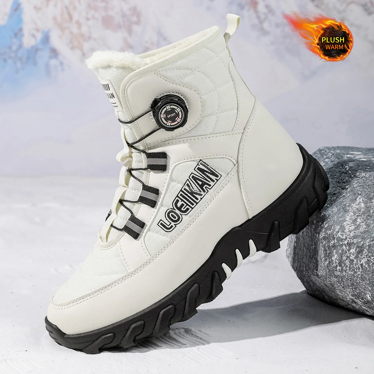 2025 new style men's casual fashion warm snow boots, low temperature resistant, autumn and winter style