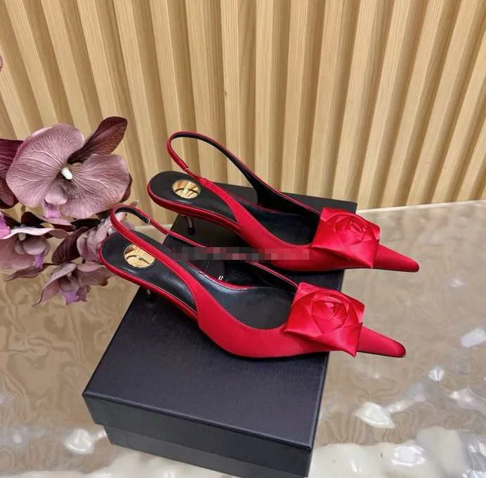 2026 High-heel 5.5 cm Shoes for Women Size 34-43 New Fashion Pointed Women's Sandals Summer Women Shoes Sandalias De Mujer