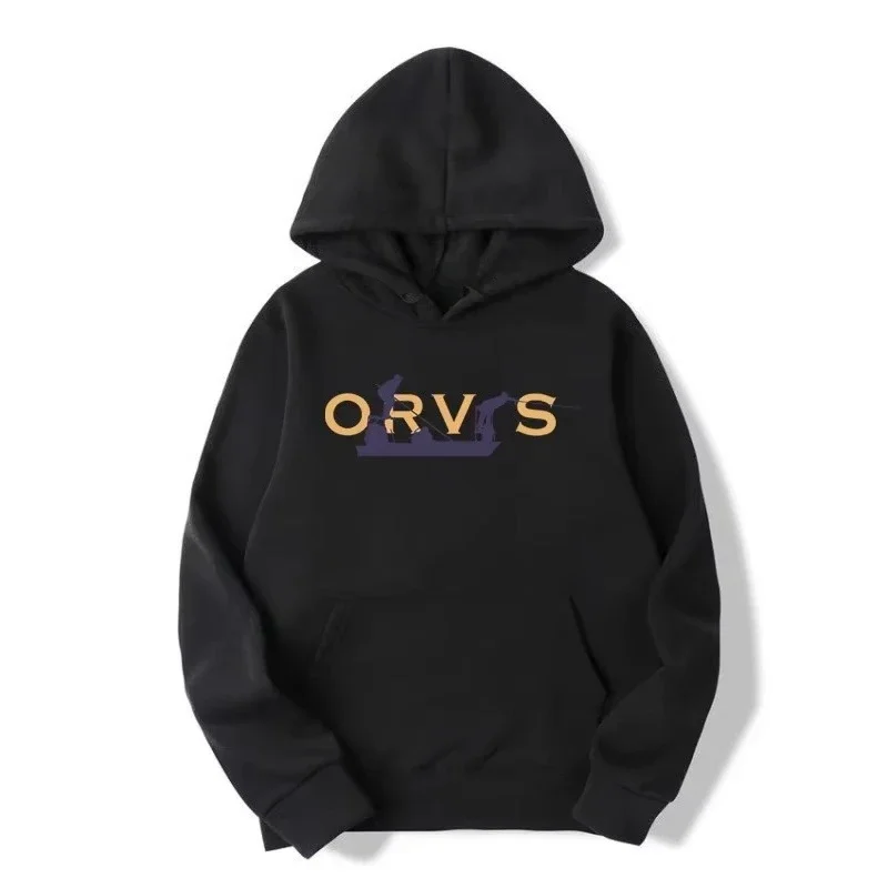 2026 Men's Stay Orvis front and back Printed Sweatshirts Classic Funny Hoodies for Women Sportswear Tops Fishing outdoors Hoody
