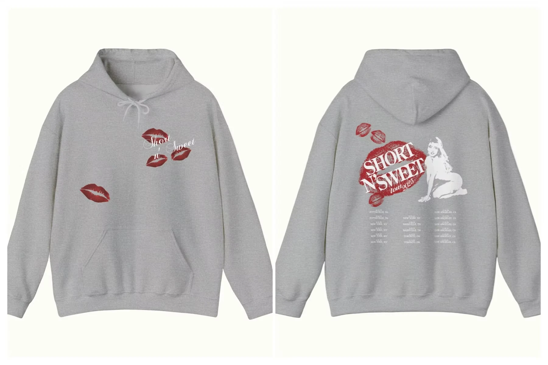 2026 New Sexy Sweet Hoodie Sabrina Carpenter Fleecy Plus Thick Hoodie Fan Gift Casual Loose Printed Hoodie Street Wear Unisex