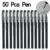 50 Black Pen-A