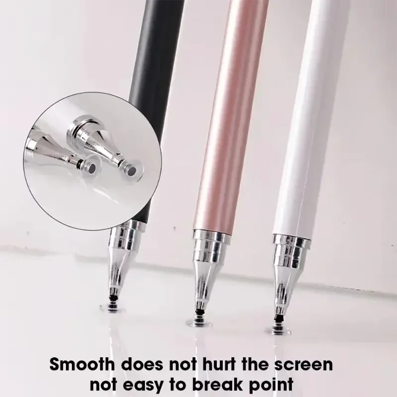 3-1Pcs Tablet Mobile Phone Universal 2 IN 1 Capacitive Stylus Pen Drawing Pens for IPhone Android All Capacitive Touch Screens