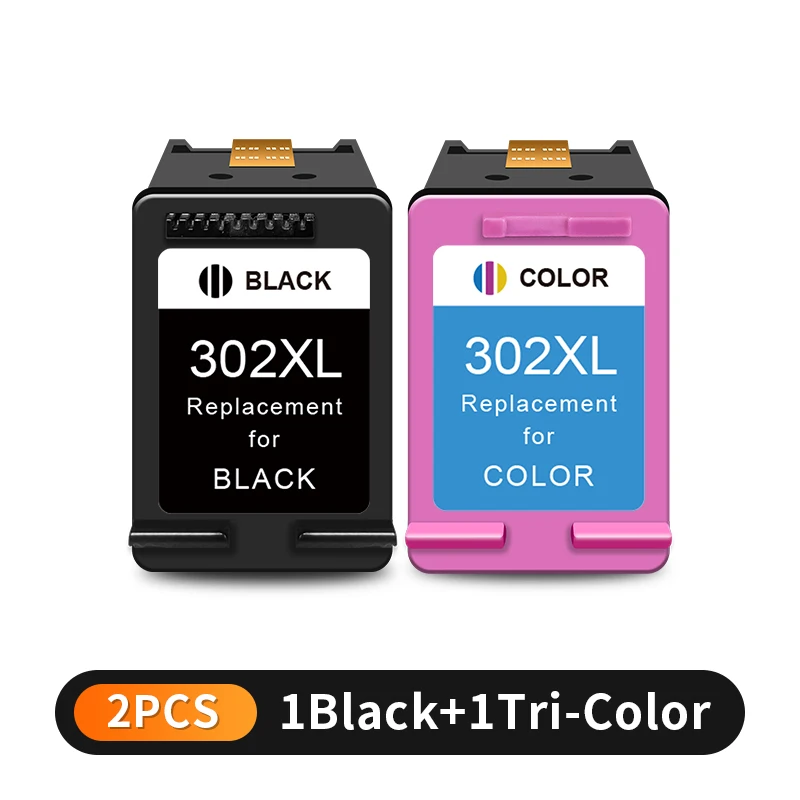302XL Ink Cartridge Replacement For HP 302 HP302 Compatible Deskjet 2130 1110 1111 3630 Officejet 4510 4520 3830 Printer XL