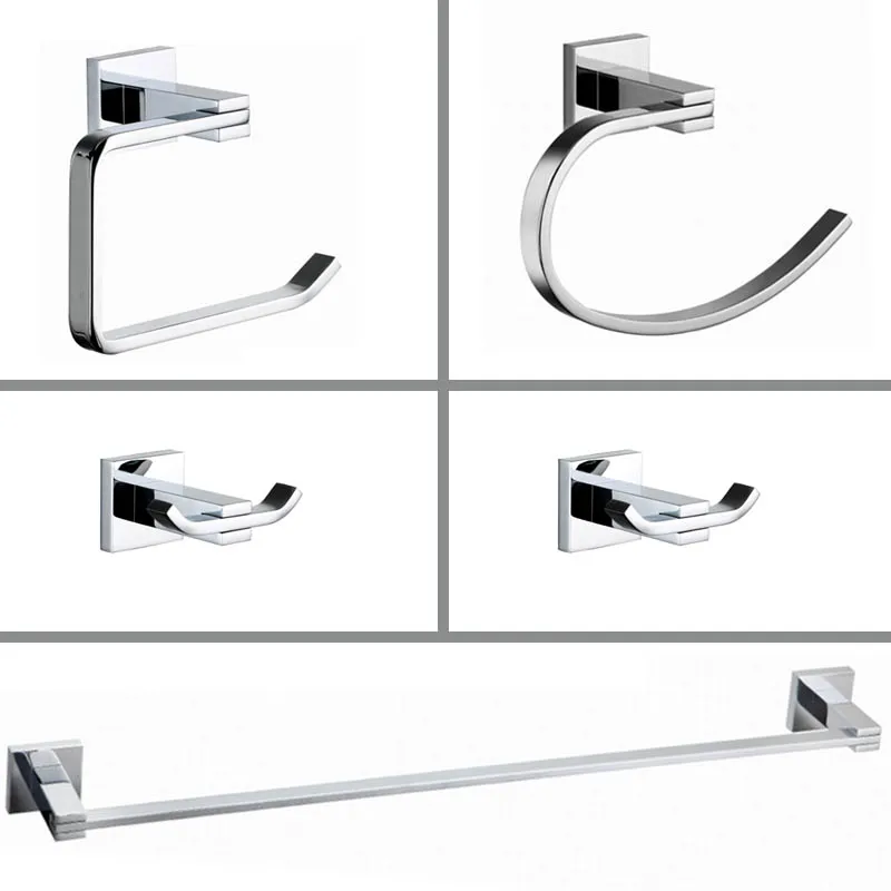 .,304# Stainless Steel Bathroom Accessories Set,Robe hook,Paper Holder,Towel Bar,Towel ring,bathroom sets,YT-11300-A