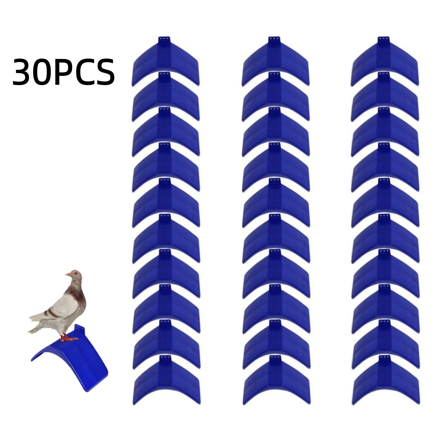30Pcs Dove Rest Stand Lightweight Pigeon Perches Plastic Bird Roost Holder Pigesons Dwelling Frame Birdcage Accessories Supplies