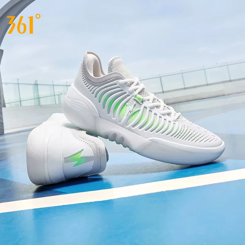 361 DEGREES Joker 2 GT Men Basketball Shoes New Trendy Leather Breathable Shock-Absorbing Wear-resistant Male Sneakers 672611111