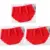 Red 3pcs