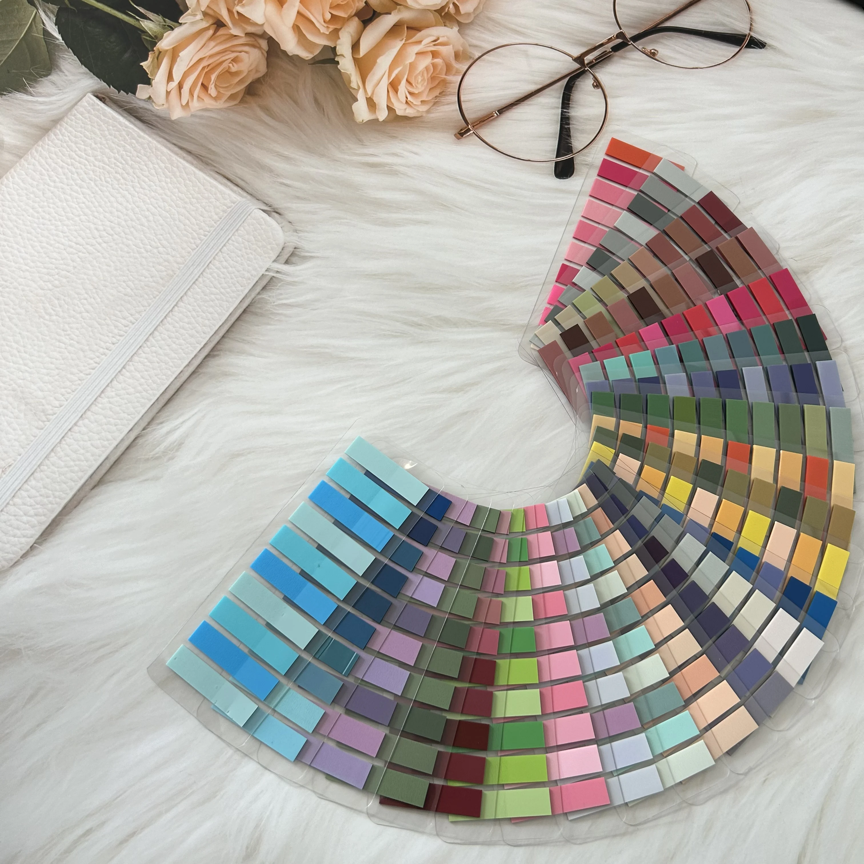 4800-200Sheets Transparent Note Book Tabs Index Creative Memo Pads Sticky SchoolOffice Stationery Self-Adhesive Stickers