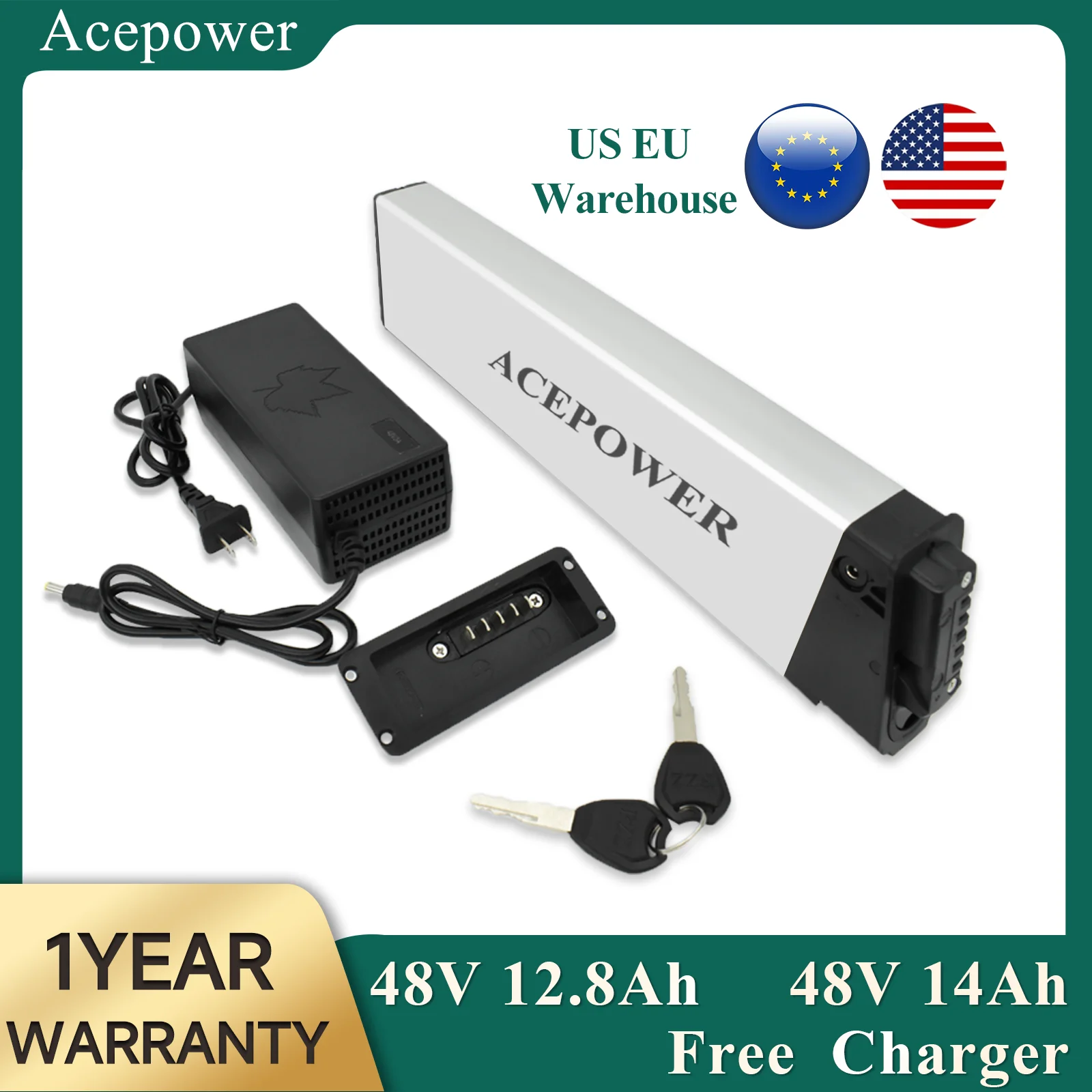 48V 10.4Ah 12.8Ah 14Ah Amp Folding E Bike Battery DCH 006 for Samebike LO26 20LVXD30 XP2.0 Folding Electric Bicycle Batteries