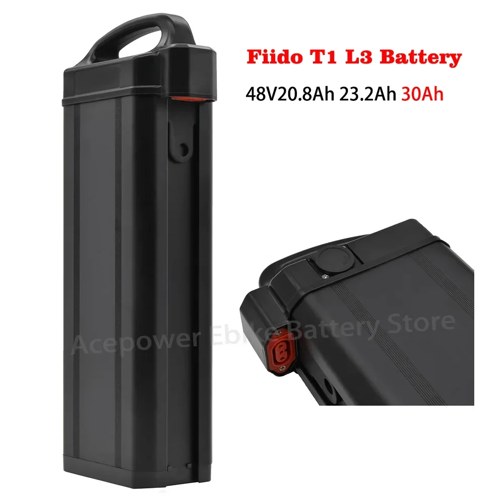 48V 20.8Ah 30Ah Electric Bicycle Battery for Fiido T1 Pro FIIDO T2 Cargo Heybike Explore Vivi Z8 Ebike Battery Akku