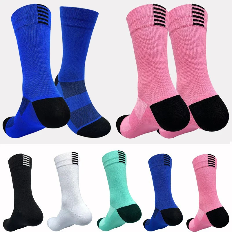 4pairs Professional Cycling Socks Tube Men's and Women's Outdoor Sports Quick-Drying Four Seasons Bicycle Socks Running Socks