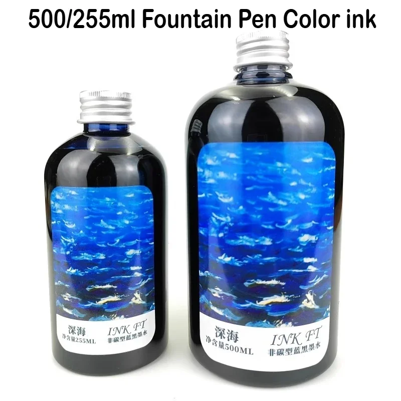 500ml/255/50ml 24 Colors Bottled Fountain Pen Ink Dip Pen Ink School Office Supplies Stationery For JINHAO HONGDIAN MAJOHN