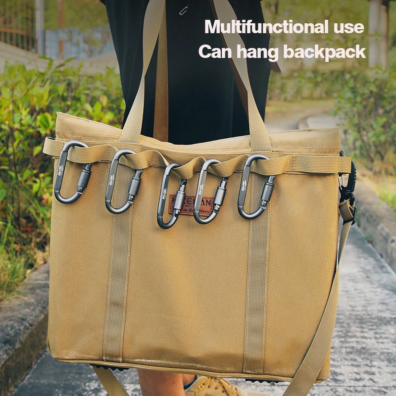 5/10pcs Tactical Climbing Carabiners Clips Outdoor EDC Survival Quickdraw Caribiner Hooks Clip Alloy Karabiners Accessories