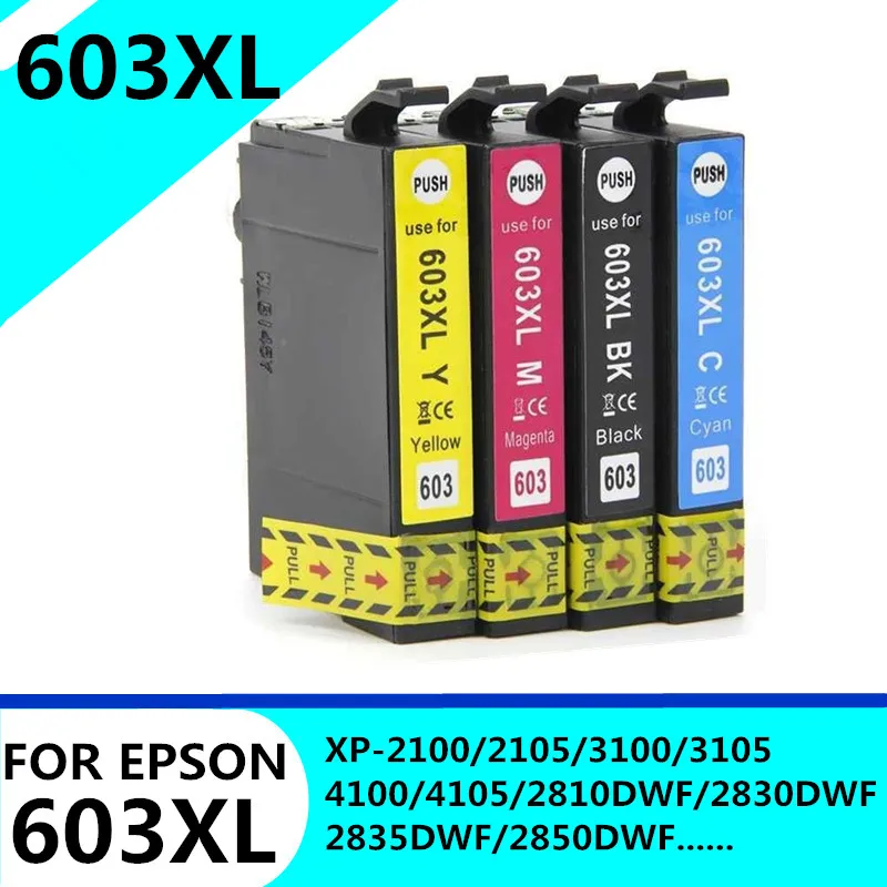 603XL 603 E03A1 T603XL ink Cartridge For Epson T603 Expression Home XP 2100 2105 3100 3105 4100 4105 2810 2830 2835 2850 Printer