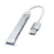 4 Ports USB Slivery