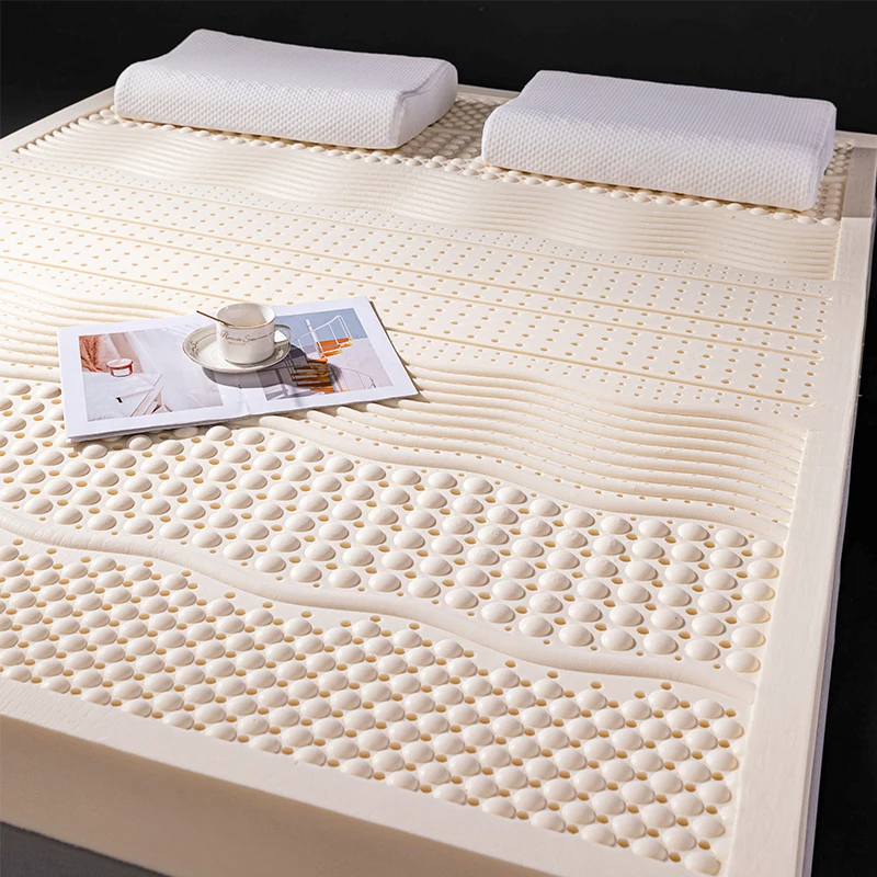 72x84 inch Queen Size Natural Latex Mattress Topper 95% Talalay 15cm Soft 65D Dual Antibacterial