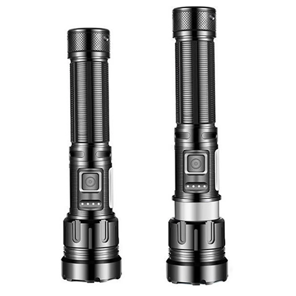 800LM COB LED Torch Lamp 1200mAh XHP50 Portable Flashlight Type-C USB Rechargeable IPX4 Waterproof Camping Fishing Lighting