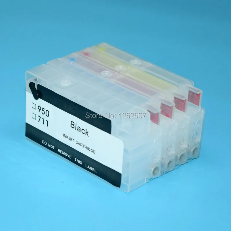 950XL 951XL Refillable Ink Cartridge For HP Officejet 8100 8600 8610 8620 8640 8660 251dw 276dw HP950 HP951 Printers With ARC