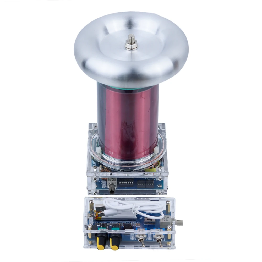 AC110-240V SSTC Music Tesla Coil DIY Finished High Frequency Generator 250W