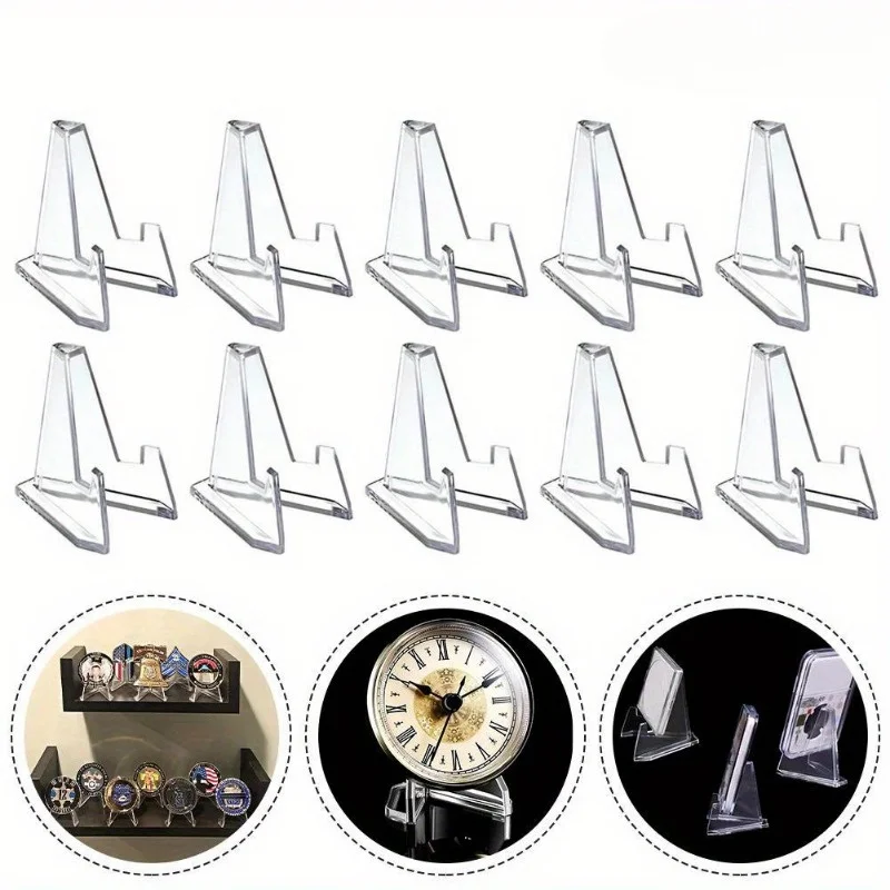 Acrylic Clear Display Stand Graded PSA Sports Card Slabs Case Commemorative Coin Holder Display Rack For Collection Coin