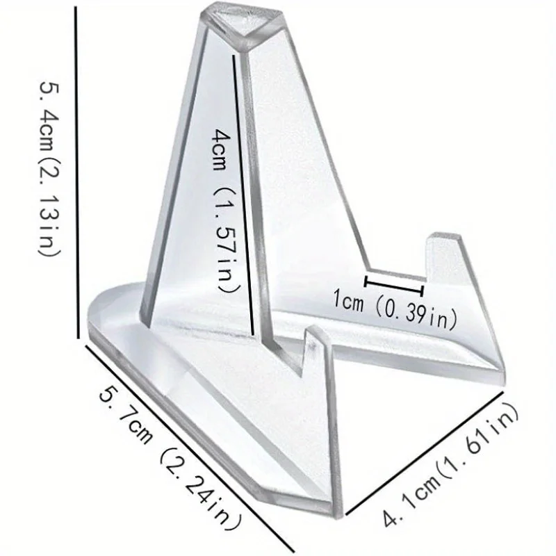 Acrylic Clear Display Stand Graded PSA Sports Card Slabs Case Commemorative Coin Holder Display Rack For Collection Coin