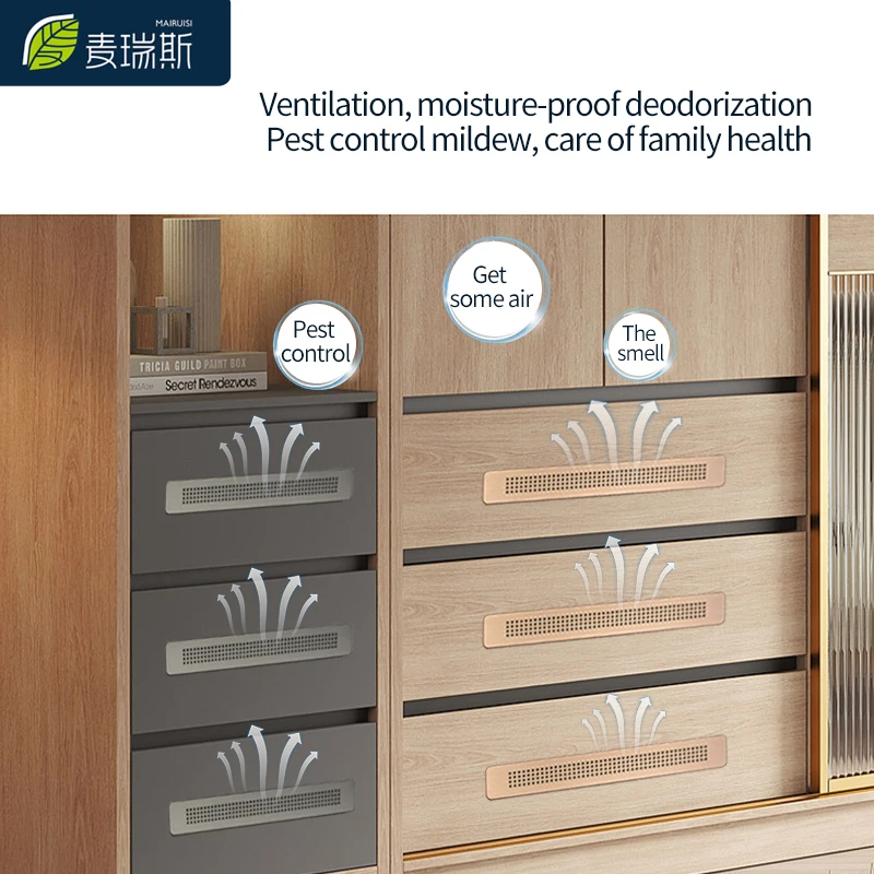 Aluminum Ventilation Grill Air Vent Cover Wardrobe Shoe Storage Built-in Appliances Tatami Flooring