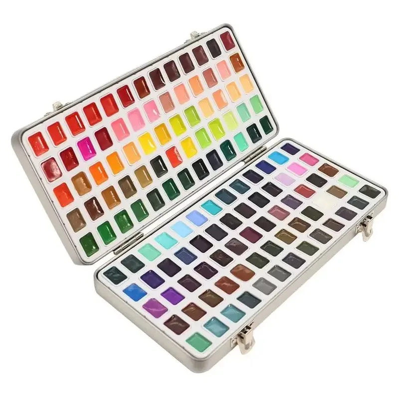 Artist watercolor paint 130/98/60/24 colors art set professional drawing pigment art supplies Nail art