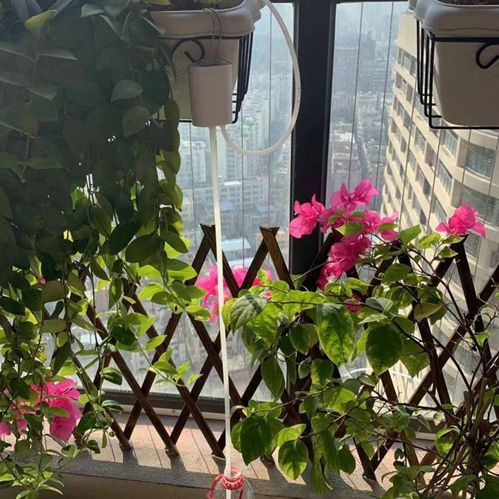 Automatic Plant Flower Watering Pump 2/8/16 Heads Pump Timer System Kit Indoor Plant Watering Device Garden Self-Watering Tool