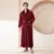 Men Burgundy Robe
