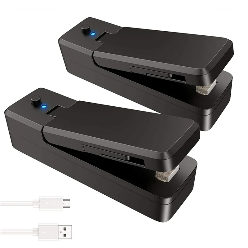 B98A-Mini Bag Sealer 2 In 1 Rechargeable Portable Bag Vacuum Heat Sealer&Cutter For Plastic Snack PVC Bags Outdoor Picnic