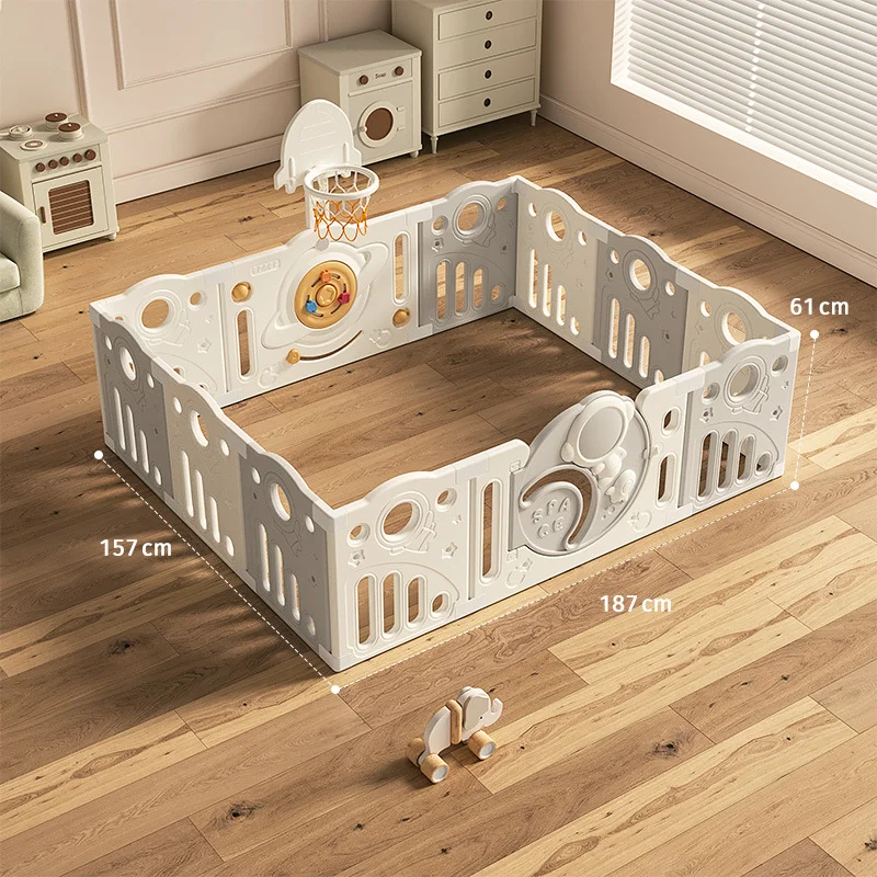 Baby Playpen Large Baby Playground Foldable Baby Activity Fence Luxurious Playpen for Children Plastic Game Playpen Infant Park