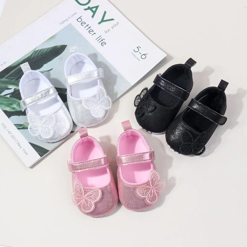 Baby Shoes Soft Cotton Spring and Summer Girls Sandal Beautiful Butterfly High Quality Newborn Toddler Sneaker NewFashion YS-G24