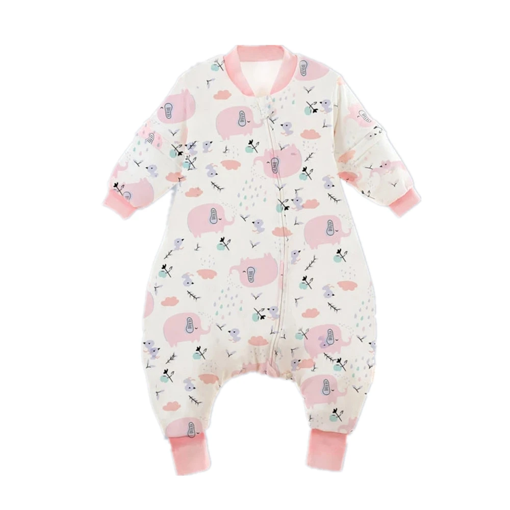 Baby Sleeping Bag Cute Girls Winter Warm Baby Sleepsack With Feet 1-4Years Kids Growth Blanket Sleepwear Children'S Sleeping Bag