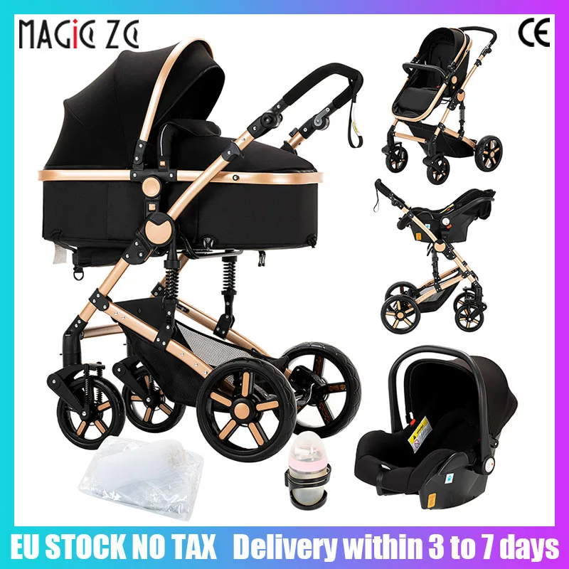 Baby Stroller 3 in 1 stroller lightweight strollers Baby Carriage mutifunction strollers Baby newborn stroller mother kids