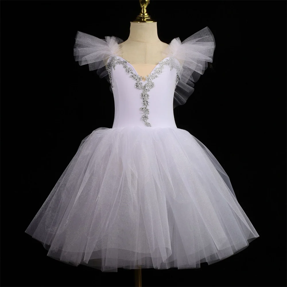 Ballerine Family Matching Outfits Women Dress Tutu Mother Kids Ballet Mom Daughter Dress Summer Children Clothes Girls Dresses