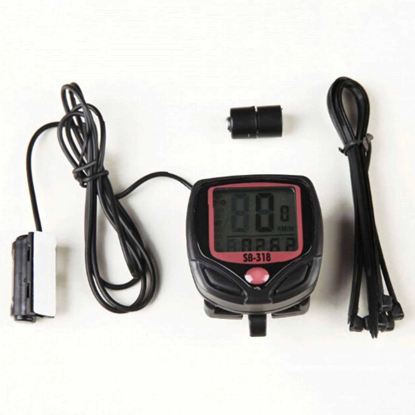 Bicycle Digital Computer Waterproof Large Screen Digital Bike Speedometer for Auto Riding Cycling Tracking