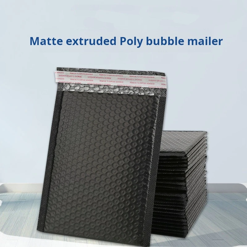 Black Bubble Envelope Bags Self-Sealing Mailing Bags Inflatable Bubble Mailing Envelopes Shipping Packaging Bags Multiple Sizes