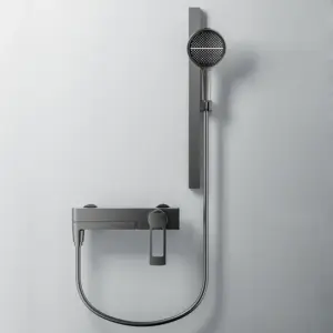 Black Waterfall Bathtub Shower Faucets Wall Mount Shower Mixer Tap Faucets Hot Cold Bath Shower Tap BaRobinet Baignoire