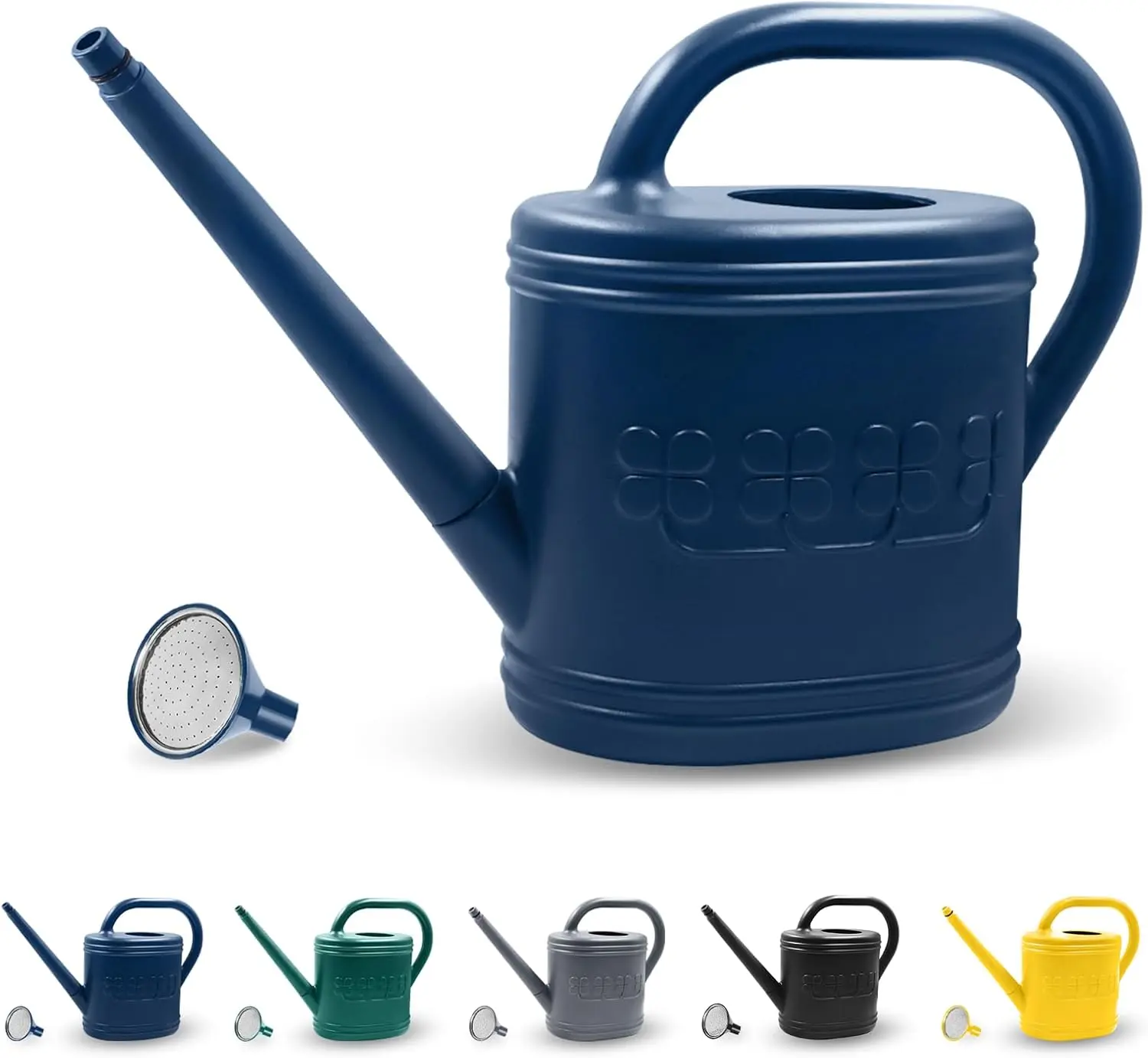 Can, Outdoor Watering Can for Plants, Garden Water Can with Removable Long Spout and Stainless Steel Sprinkler