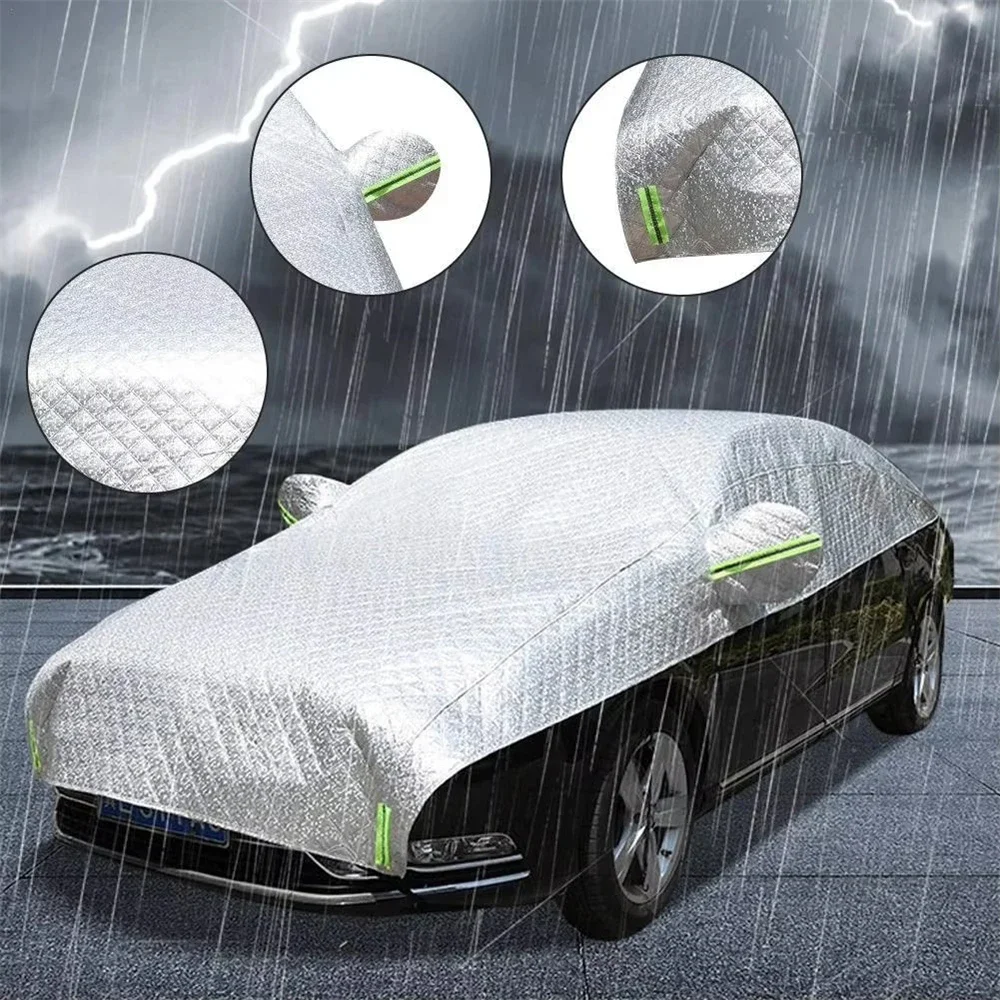 Car Anti-Hail Outdoor Full Cover Rainproof Sunproof And UV-Proof Universal Cotton Suitable For Various Harsh Weather Conditions