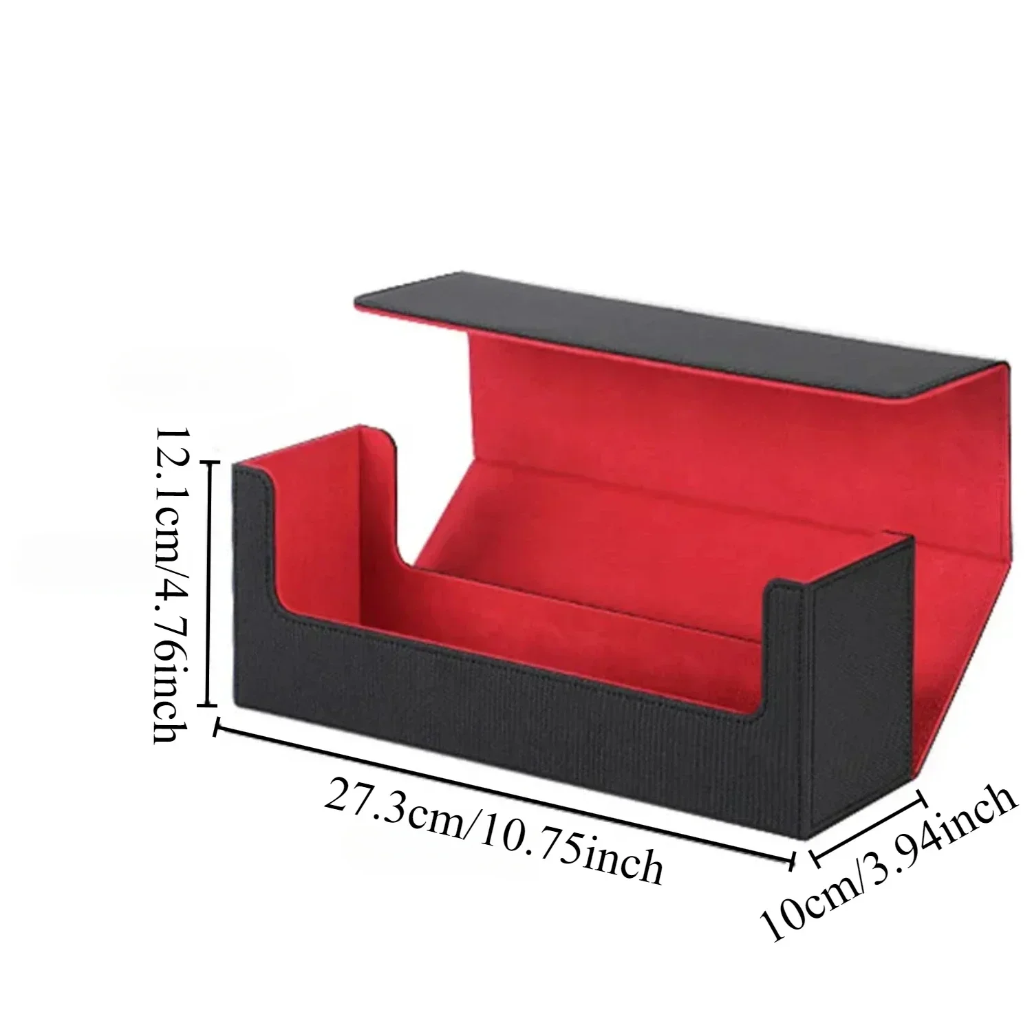 Card Case Deck Box Guard Card Protector with Top Open Magnetic Lid Organizer Trading Cards Durable Dustproof Sturdy Storage Case