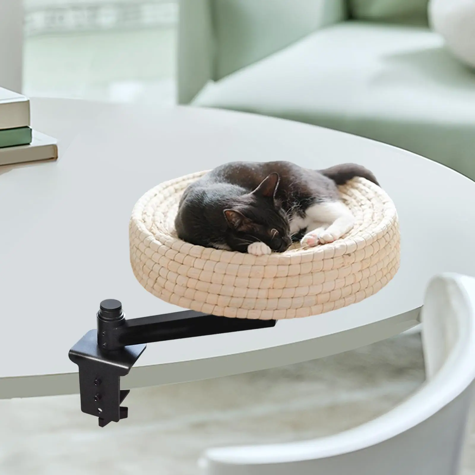 Cat Desk Bed Heavy Duty Stand Cold Rolled Steel High Performance 360° Rotating