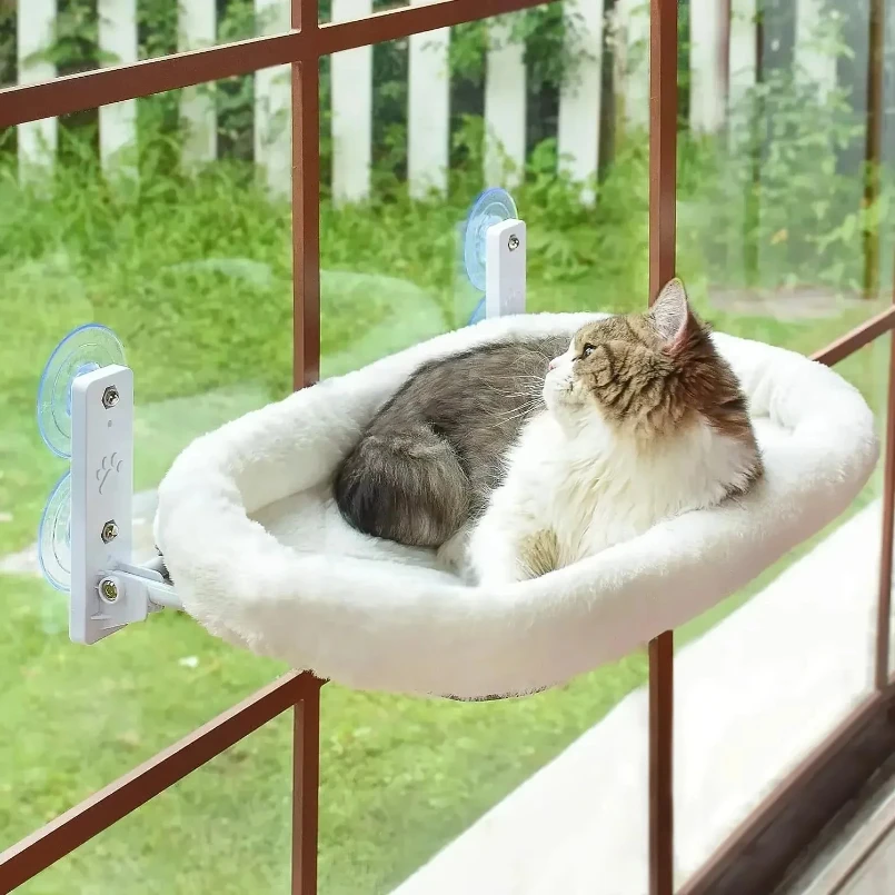 Cat Hammock Window Habitat Cat Sunbathing Glass Hanging Suction Cup Balcony Pet Nest Foldable Pet Bed Cat Supplies Accessories