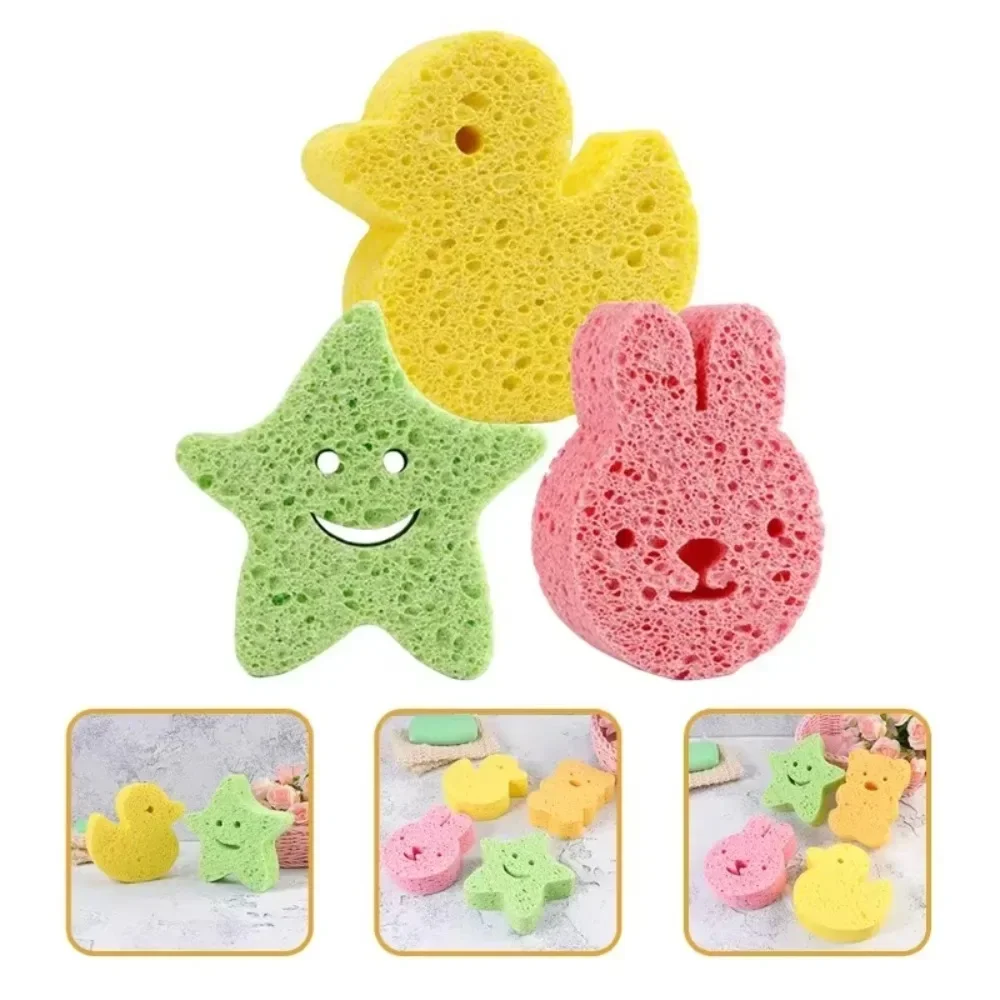 Children's Bath Sponge Bathing Accessories Toddler Clip Kids Sponges for Infant Small Curls Baby