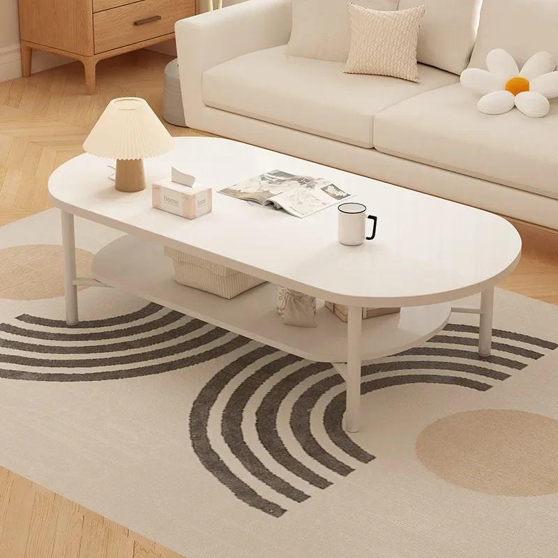 Coffee table small apartment living room household sofa tea table oval table small table