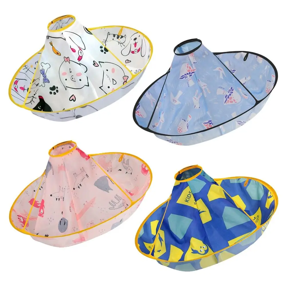 Colorful Kids Hair Cutting Cape Foldable Waterproof Hair Cutting Gown Reusable Cloak Umbrella Hair Cutting Tools